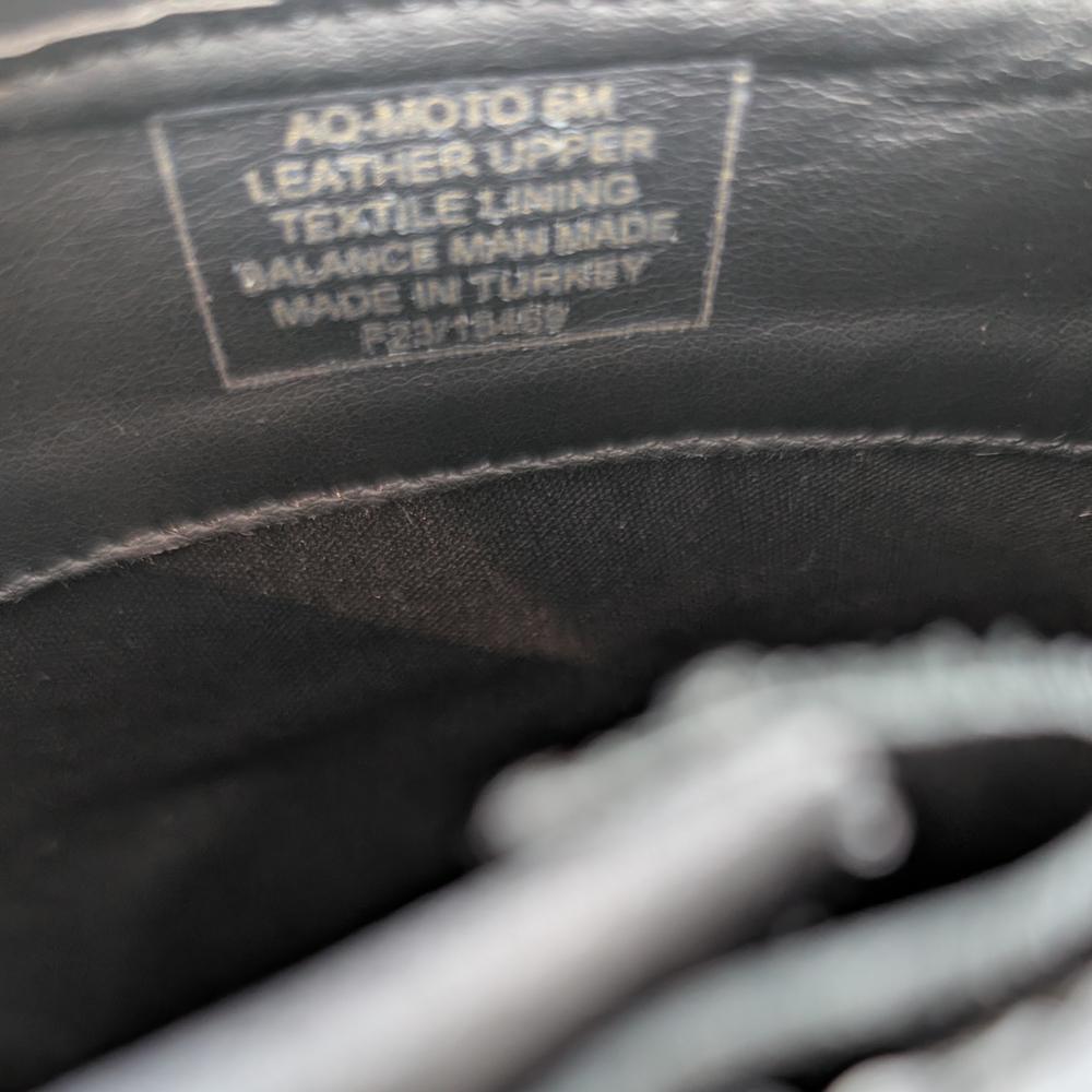 Aqua Black Combat Boots with Buckle - Picture 7 of 9